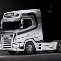 DAF New Generation Heavy Duty Truck with Streamlined Design for Efficient Cargo Transport 3d model