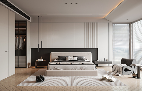 Modern Bedroom 3d model