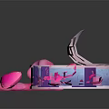Medical Device Open Metal Can With Pink Oozing Gel And Dressing Pads