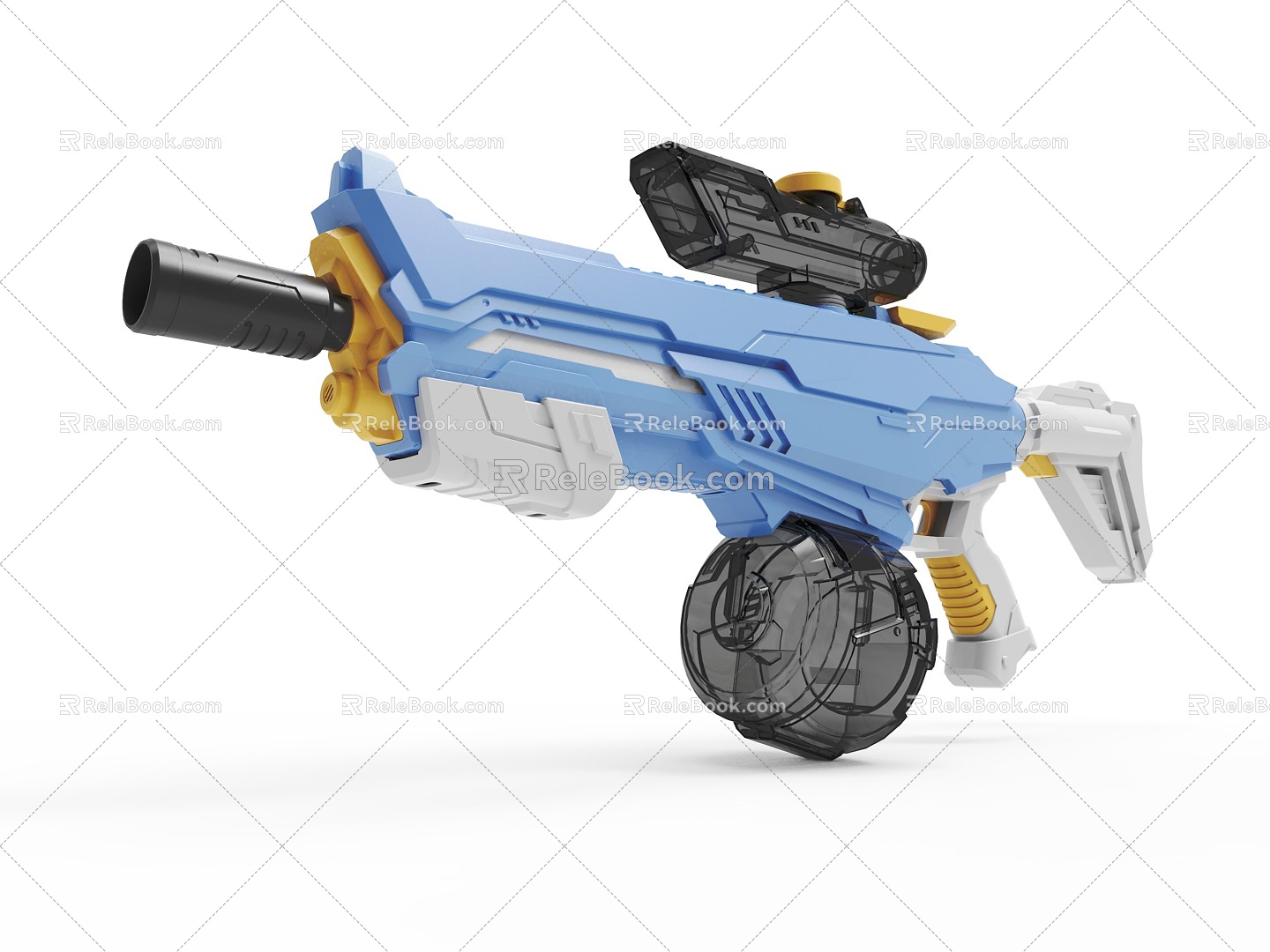 Water gun electric water gun shooting water gun toy gun children's toy baby toy 3d model