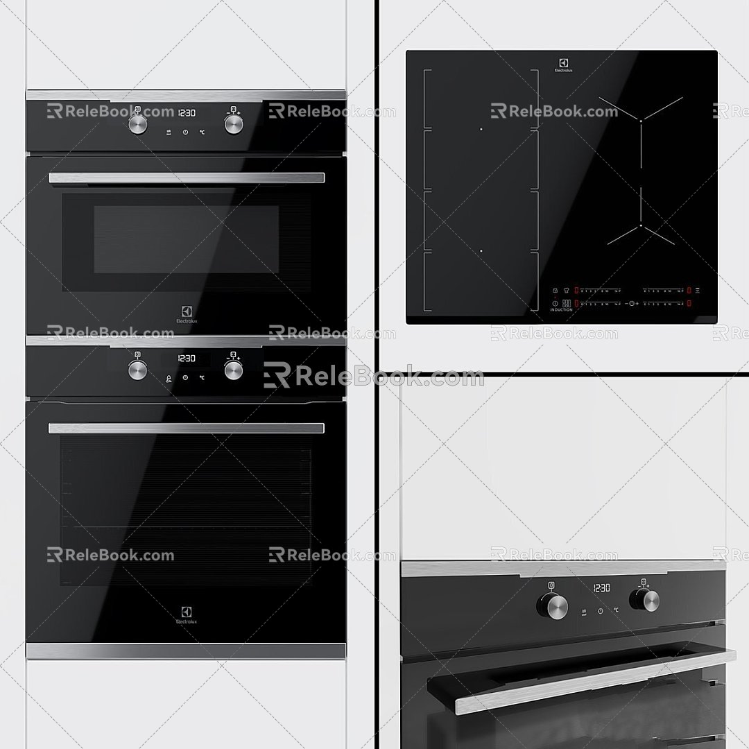 Modern Kitchenware Electrolux Oven Hearth Rack 3d model