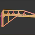 Yellow SEERN Industrial Cantilever Beam With CAP MAX 1200 kg Load Capacity