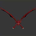 Lance Wielding Warrior Battling Red Dragon With Fiery Wings And Sharp Scales