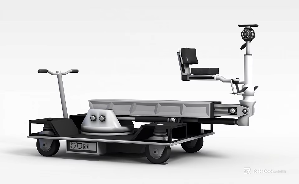 Mobile Locker Unit With Secure Storage And Smart Monitoring Features 3d model 
