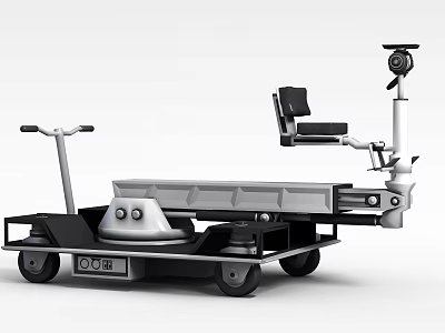 Mobile Locker Unit With Secure Storage And Smart Monitoring Features 3d model