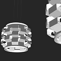 Modern Chandelier Simple Chandelier 3d model