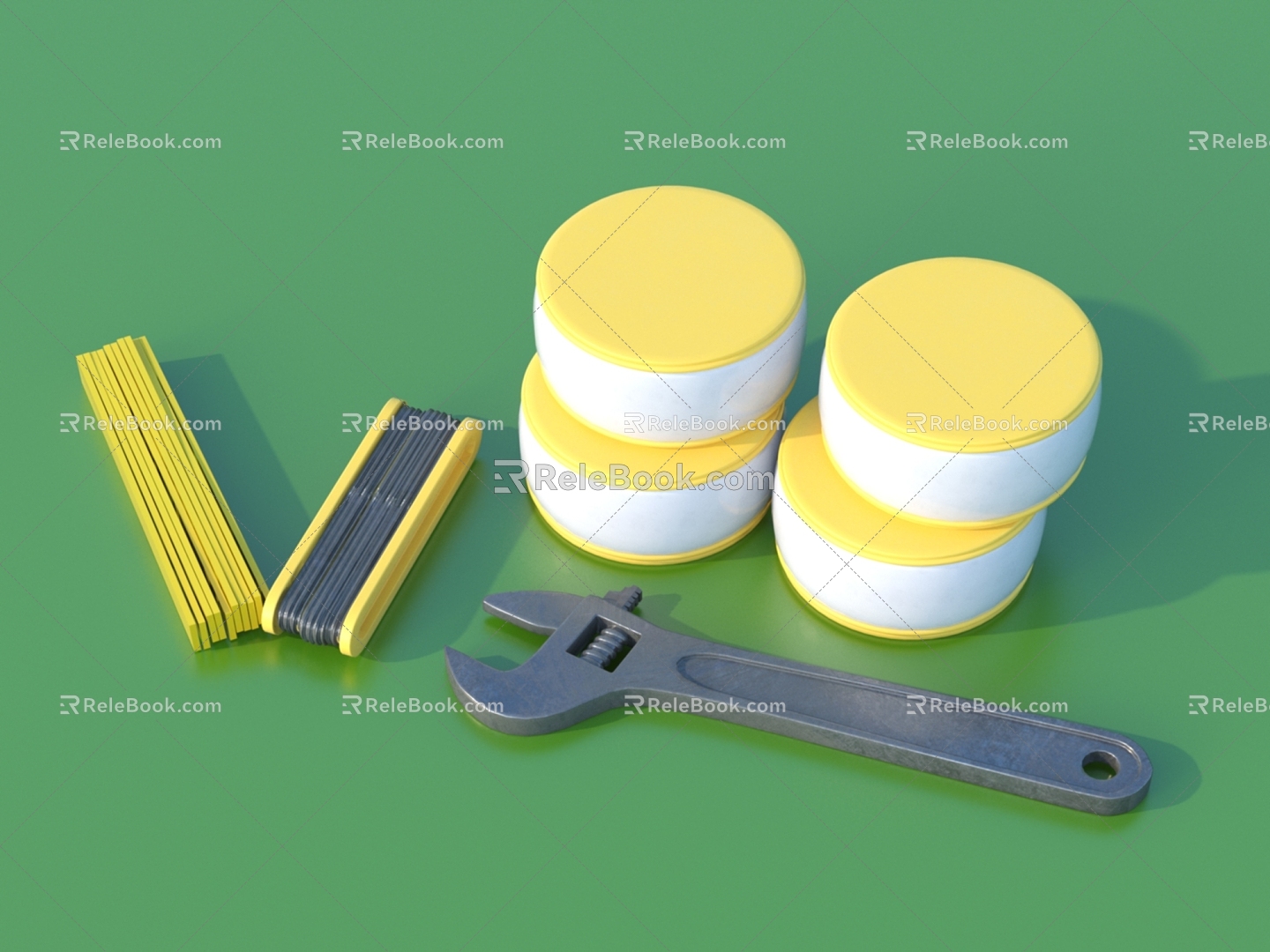 Hardware Tools Hardware Parts 3D Model 3d model