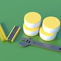 Hardware Tools Hardware Parts 3D Model 3d model