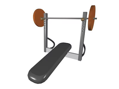 Modern Fitness Equipment 3d model