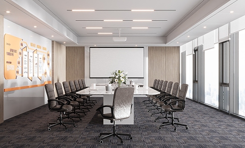 Modern Conference Room 3d model