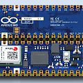 Industrial Equipment Arduino Microcontroller Circuit Board With Digital Analog Interfaces And Electronic Components