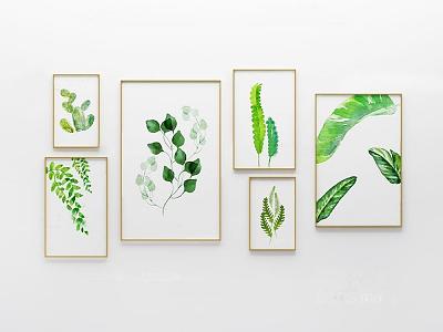 Plant painting 3d model