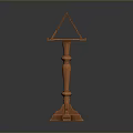 Wooden Book Stand With Sturdy Pedestal Base For Daily Reading Use