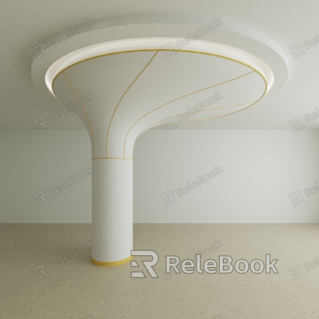 modern column shaped column shaped column model