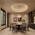 Elegant Modern Living and Dining Room Interior With Sofa Coffee Table And Chandelier