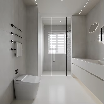 Modern toilet 3d model