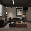 Modern Industrial Style Open Office Space With Neat Workstations Comfortable Chairs And Large Bright Windows