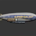 Aerospace Themed Good Blimp Aerial Vehicle Design For Space Exploration