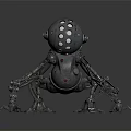 Industrial LOFT Robot Armored Beast Machine Dinosaur Mechanical Dinosaur Mechanical Monster Machine Monster Cartoon Monster 3d model
