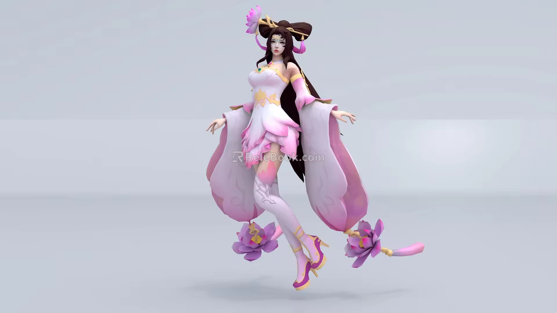 Game Characters Diao Chan 3d model