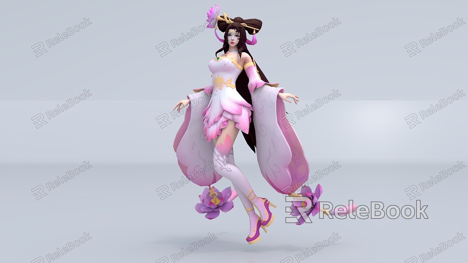 Game Characters Diao Chan model