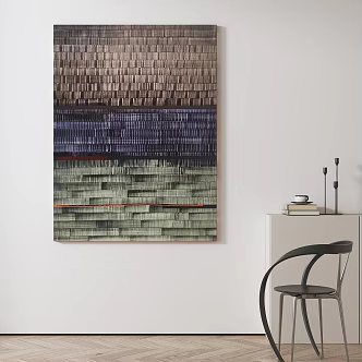 Modern Abstract Hanging Painting 3d model