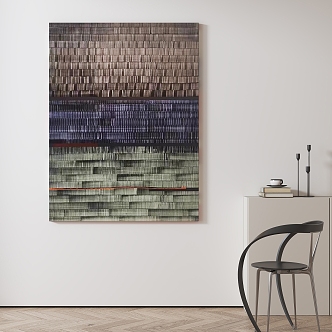 Modern Abstract Hanging Painting 3d model