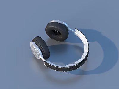 Over Ear Headphones With Soft Ear Cushions Adjustable Headband And Modern Design For Daily Use 3d model