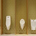 Modern urinal 3d model