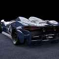 Modern sports car Super sports car 3d model