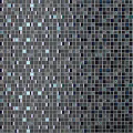 Colorful Mosaic Wall With Shiny Glass Tiles And Decorative Elements