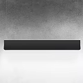 Sleek Modern Black Linear Pendant Light with Minimalist Design Hanging in Contemporary Dining Room