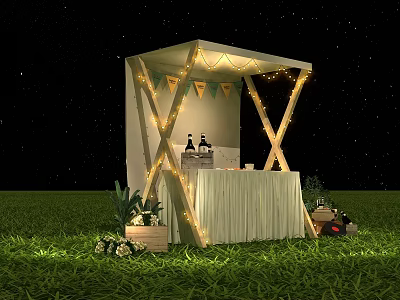 Modern Meichen Fair 3d model