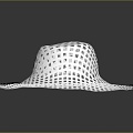 Women's Hat Sun Hat Fashion Hat Women's Hat Topper Hat Women's Hat Bucket Hat Classic Hat 3d model