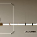 Modern Dining Table Set With Marble Top Brass Legs Black Chairs And Linear Pendant Light