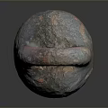 Rusty Vintage Kettlebell As Unique Household Item With Rough Texture Design