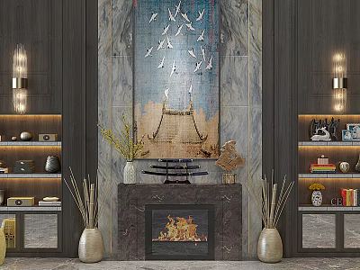 Bookcase 3d model Bookcase 3d model