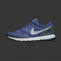 Blue Nike Sports Sneakers With White Sole And Blue Laces