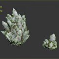 Natural Wood Stone Crystal Cluster Decorative Ornaments Large And Small With Shiny Texture