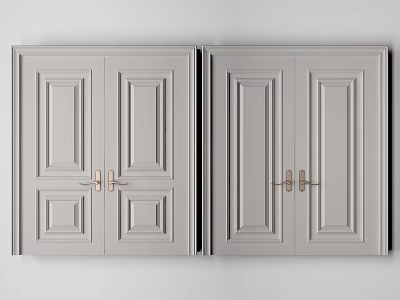 Jane ou double door 3d model
