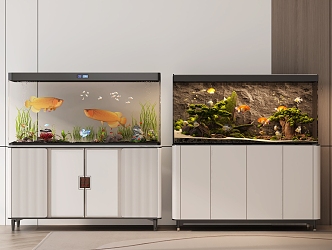 New Chinese Fish Tank Aquarium 3d model