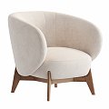 Modern Leisure Chair Tilar Armchair divanru 3d model