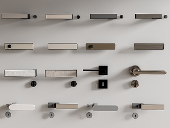 Modern Door Handle Simple Door Handle 3d model