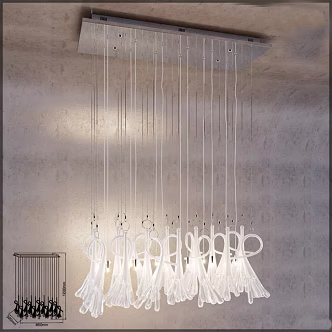 Alien chandelier 3d model