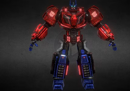 Toy Robot Transformers Optimus Prime Mecha Warrior 3d model