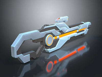 Modern Sci-Fi Gun Sci-Fi Firearms Sci-Fi Game Gun Games Firearms Game Gun 3d model