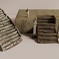 Steps Stone Steps Stone Steps 3d model