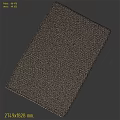 Durable Kitchen Appliance Mats With Beige Woven Textures And Two Patterns