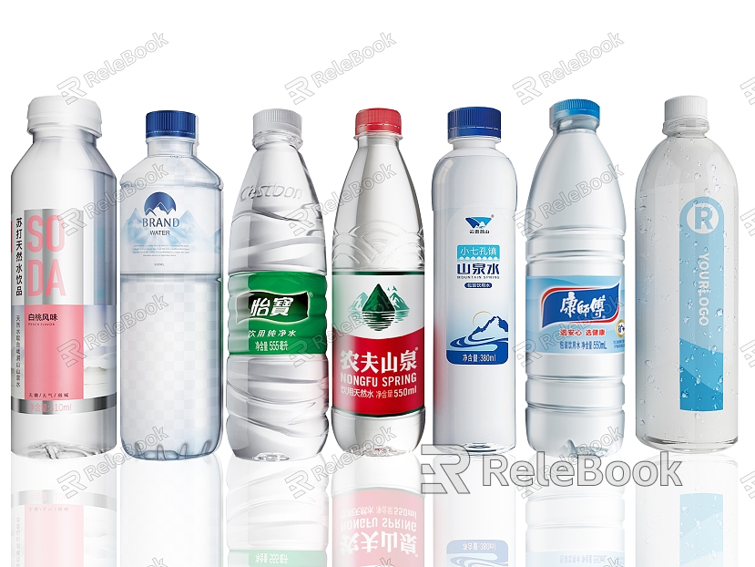 Mineral Water Drinking Water Bottle Nongfu Spring Yibao Beverage Bottle Soda Water Bottled Water Purified Water model