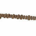 Wooden Bridge Featuring Unique Wavy Beam Design And Sturdy Support Structure